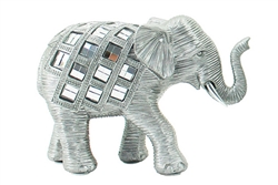 Elegant elephant silver 14cm