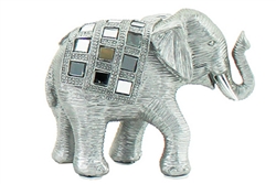Elegant elephant silver 11.5cm