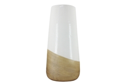 Ice vase white 19x46.5cm