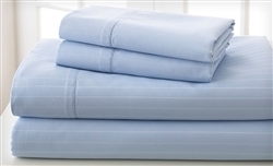 1200TC CVC Cotton Rich Stripe Bedding Sheet Sets