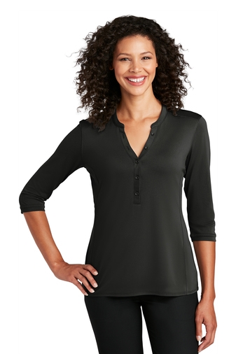 Ladies UV Choice Pique Henley