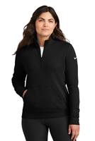 Nike Ladies Club Fleece Sleeve Swoosh 1/2-Zip