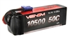 Venom 10500mAh 50C 11.1V 3S Lipo Battery Pack with EC5 Plug