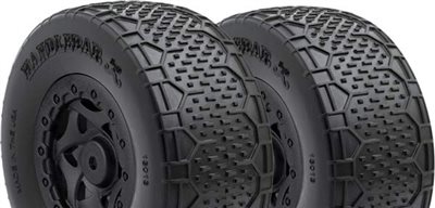 AKA Handlebar Std SC Soft Tires On Losi SCTE Black Rims (2)