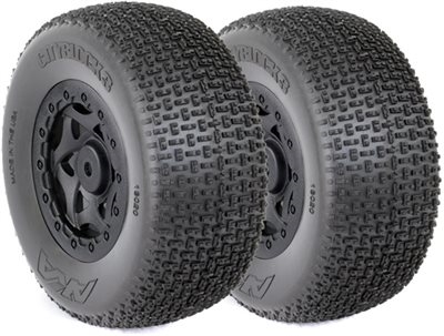 AKA City Block 3 Wide SC Tires, Soft, For SC10 4x4 (2)