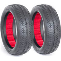 AKA 1/10 Buggy Evo Pinstripe 2wd Front Tires, Clay (2)