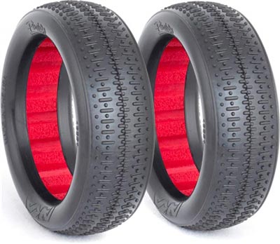 AKA 1/10 Buggy Evo Pinstripe 2wd Front Tires, Super Soft (2)