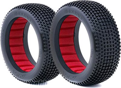 AKA Enduro 1/8 Buggy Soft Tires With Red Inserts (2)
