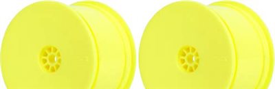 AKA 1/10th Hexlite 2wd/4wd Buggy Rear Rims, Yellow (2)