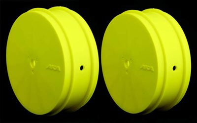 AKA 1/10 Buggy Evo Front Rims, Yellow (TLR) 1 Pair