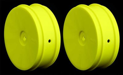 AKA 1/10 Buggy Evo Front Rims, Yellow (AE, Kyo) 1 Pair