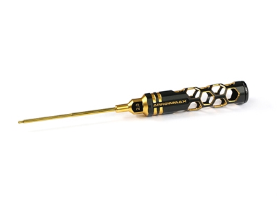 Arrowmax Hex/Allen Ball-Tip Wrench 2.0mm x 100mm Black Gold