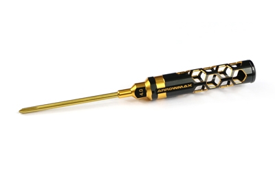 Arrowmax Phillips Screwdriver 4.0mm x 100mm Black Gold