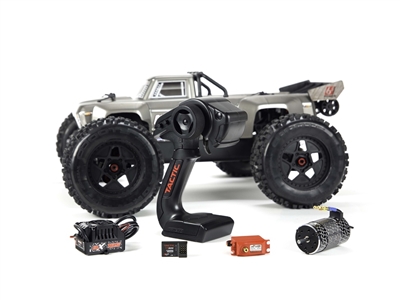 Arrma 2018 1/8th Outcast 6S Stunt Truck 4wd with Silver Body