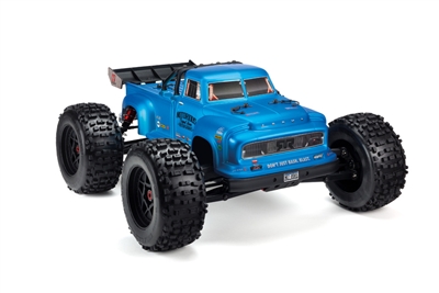 Arrma 1/8th Notorious Outcast 6S Brushless Classis 4wd RTR Stunt Truck with Blue Body