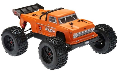 Arrma 1/8th Outcast 6S BLX 4wd Brushless Stunt Truck RTR with orange body
