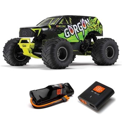 Arrma Gorgon 2WD Monster Truck RTR Combo, yellow