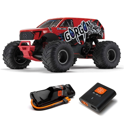 Arrma Gorgon 2WD Monster Truck RTR Combo, red