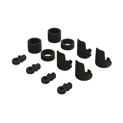 Arrma Shock Spring Perch and Rod End Set, Vorteks