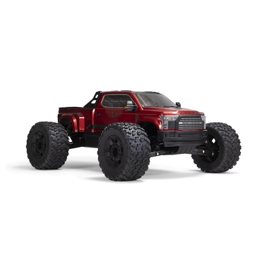 Arrma 1/7 Big Rock 6S 4WD BLX Monster Truck RTR, red