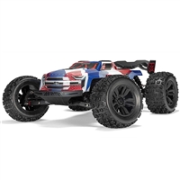 Arrma 1/8th KRATON 4WD RTR 6S BLX Monster Truck, Red/Blue