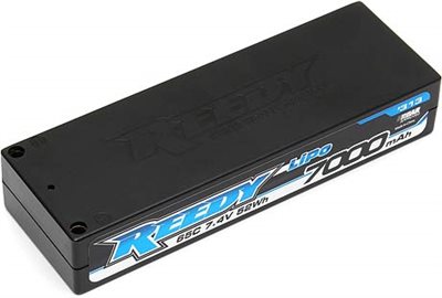 Reedy 7000mAh 2s 65c Lipo Battery Pack (7.4v), 5mm Bullets