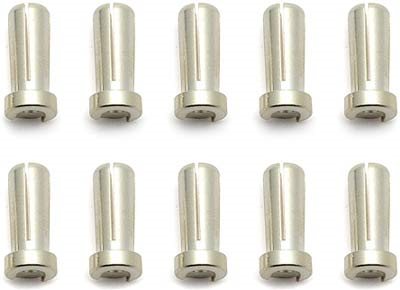 Associated Low-Profile Bullet Connectors, 5mm x 14mm (10)
