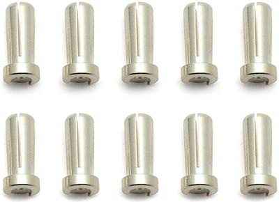 Associated Low-Profile Bullet Connectors, 5mm x 14mm (10)