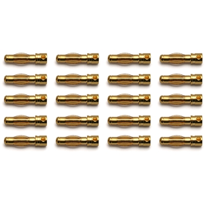 Reedy 4.0mm Gold Connectors-30 Male