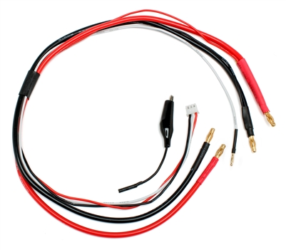 Reedy 4mm 1s-2s Balance Charge Lead With Saddle Pack Clip