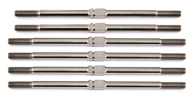 Associated SC10.2/T4.2 Turnbuckles, titanium (6)