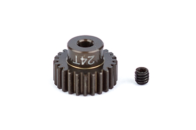 Associated FT Aluminum Pinion Gear-24 tooth, 48 pitch (1/8" shaft)
