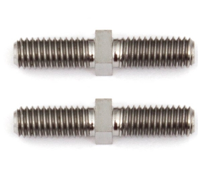 Associated FT Titanium Turnbuckles, M3x16 mm/0.630 in, silver