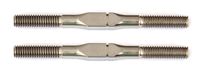 Associated FT Turnbuckles, 38 mm/1.50 in, silver titanium (2)