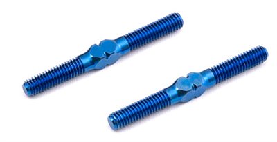 Associated Nitro TC3 Turnbuckles-1.125"," Blue Titanium (2)