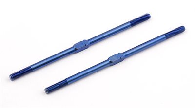 Associated SC10.2/T4.2 Turnbuckles-2.8"," Blue Titanium (2)