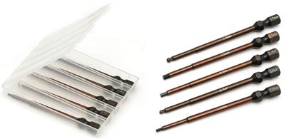 Associated FT 1/4 in 5-Piece Power Tool Tips Set