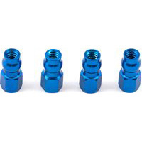 Associated Blue Aluminum FT Shock Mount Bushings, Standard (4)