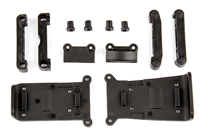 Associated Reflex 14B/14T Skid Plates and Arm Mounts Set