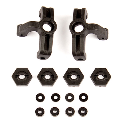 Associated Reflex 14B/14T Steering Blocks and Wheel Hexes Set