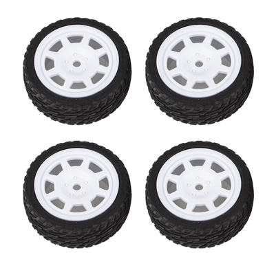 Associated Reflex 14R Hoonicorn Wheels and Tires, rubber