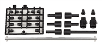 Associated Reflex 14R Outdrives, Pivot Balls, and Center Driveshaft