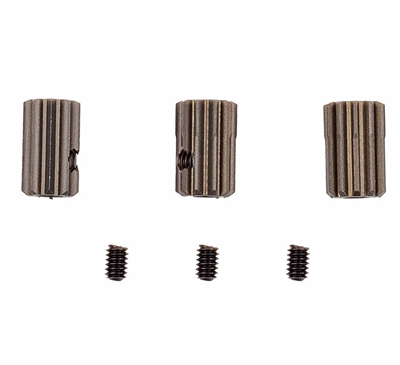 Team Associated RC28R FT Aluminum 1:28 Scale Pinion Gear Set, 9-11 Tooth - 64p