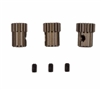 Team Associated RC28R FT Aluminum 1:28 Scale Pinion Gear Set, 12-14 Tooth - 64p