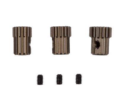 Team Associated RC28R FT Aluminum 1:28 Scale Pinion Gear Set, 12-14 Tooth - 64p