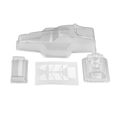 Associated Model 24 Protech Clear Body Set with Wing