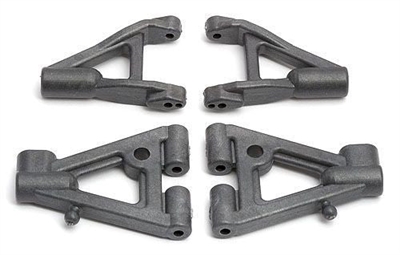 .Associated Nitro TC3 Rear Suspension Arm Set, Carbon