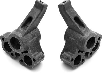 Associated Nitro TC3 Rear Hub Carriers, Graphite-Version 2 (2)