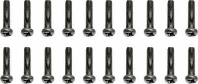 Associated Rival/MGT 8.0 Button Head Phillips Screws, 3 x 14mm (20)