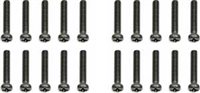 Associated Rival/MGT 8.0 Button Head Phillips Screws, 3 x 16mm (20)